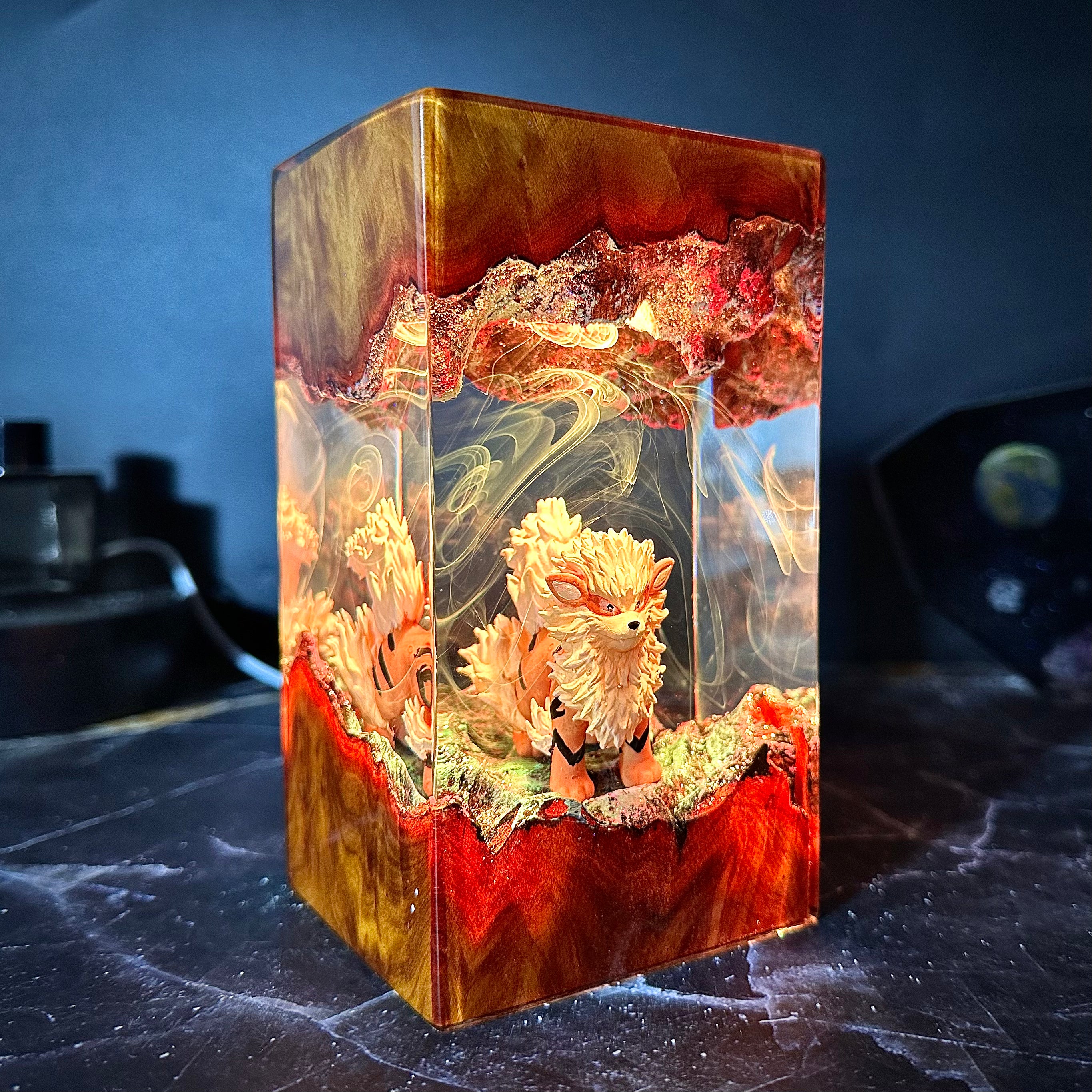 Pokemon Arcanine Resin lamp