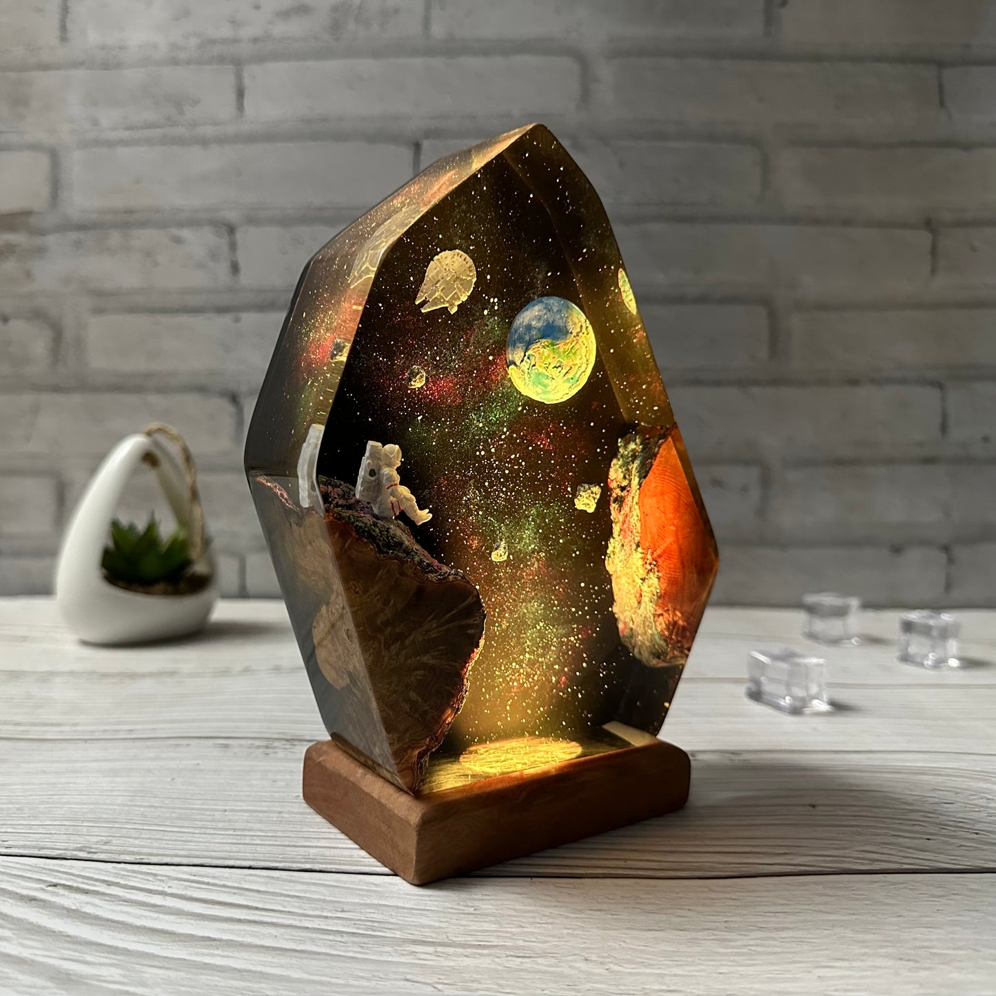 Interstellar Epoxy Lamp