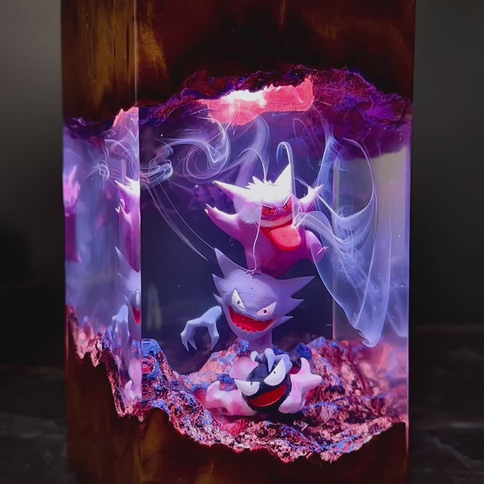 Pokemon gengar Resin lamp